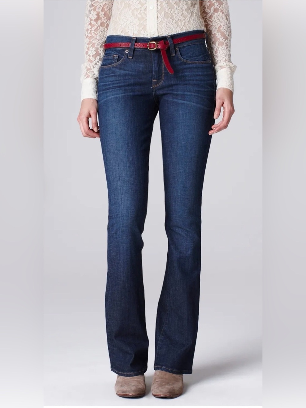 Lucky Sofia Boot LUCKY YOU Denim Jeans (4 Long)